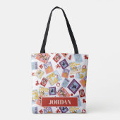 Wizard of Oz™ Character Print Toss Pattern Tote Bag (Achterkant)