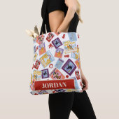 Wizard of Oz™ Character Print Toss Pattern Tote Bag (Dichtbij)