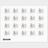 Wizard of Oz citeert Courage Lion Classic Round St Ronde Sticker (Vel)