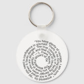 Wizard of Oz courage quote keychain (Voorkant)