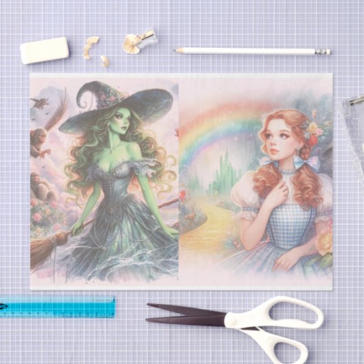 Wizard of Oz Decoupage Tissue Paper Tissuepapier (Craft)