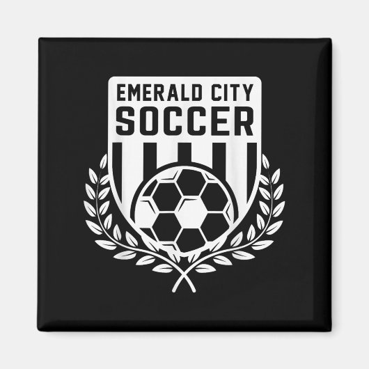 Wizard Of Oz Emerald City Soccer Football Costume  Magneet (Voorkant)