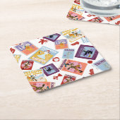 Wizard of Oz™ Karakter Print Toss Patroon Kartonnen Onderzetters (Schuin)