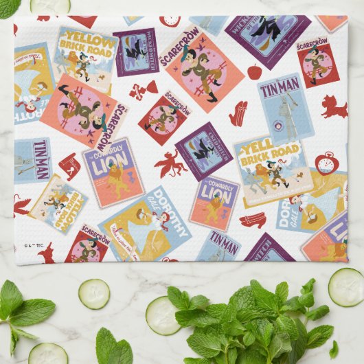 Wizard of Oz™ Karakter Print Toss Patroon Theedoek (Gevouwen)