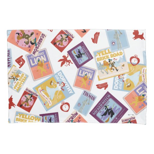 Wizard of Oz™ Karakterprint Worppatroon Kussensloop (Voorkant)