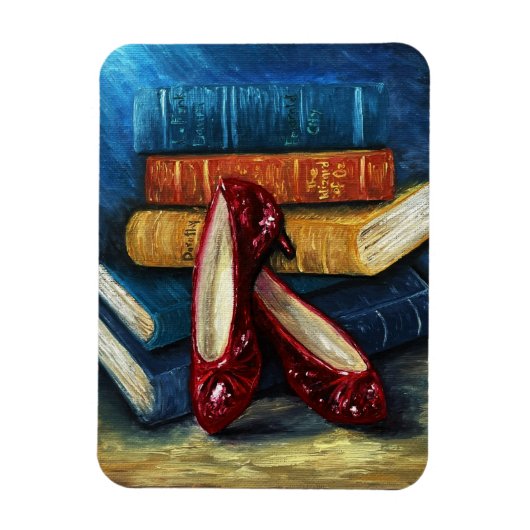 Wizard of Oz Ruby Slippers Magneet (Verticaal)
