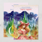 Wizard of Oz Verjaardag Goede Heks Verjaardag Kaart (Voorkant / Achterkant)