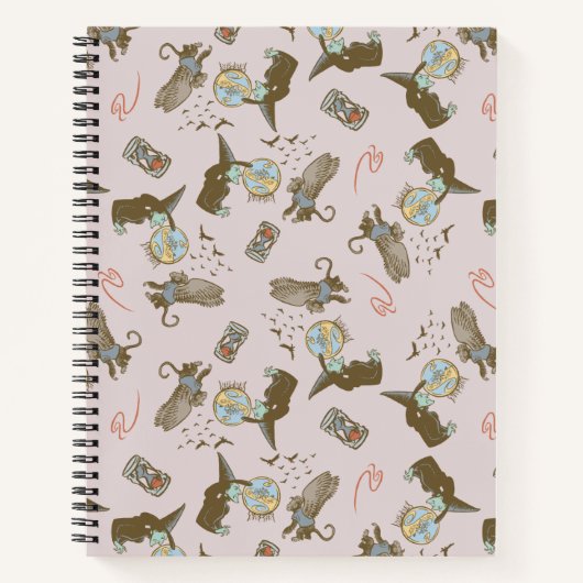 Wizard of Oz™ Wicked Witch™ Crystal Ball Pattern Notitieboek (Voorkant)
