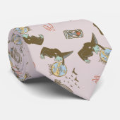 Wizard of Oz™ Wicked Witch™ Crystal Ball Pattern Stropdas (Opgerold)