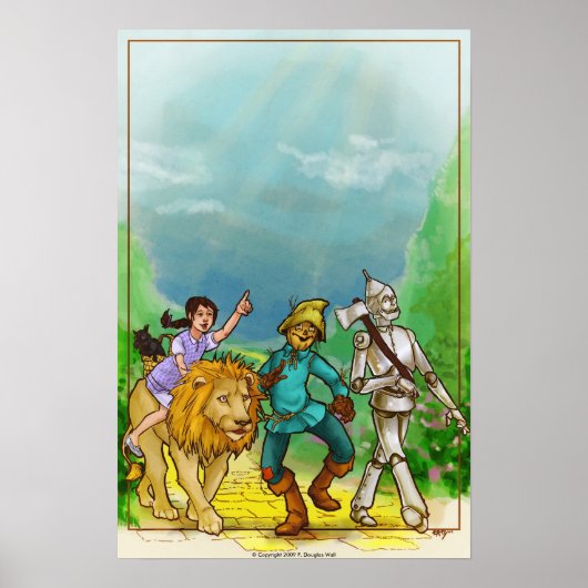 Wizard Oz Art Poster (Voorkant)