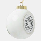 Wizard Oz moed citaat ornament (Links)