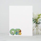 wizard Oz-tekens en tekstletters (Staand voorkant)