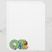 wizard Oz-tekens en tekstletters (Voorkant / Achterkant)