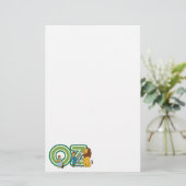  wizard Oz-tekens en tekstletters Briefpapier (Staand voorkant)
