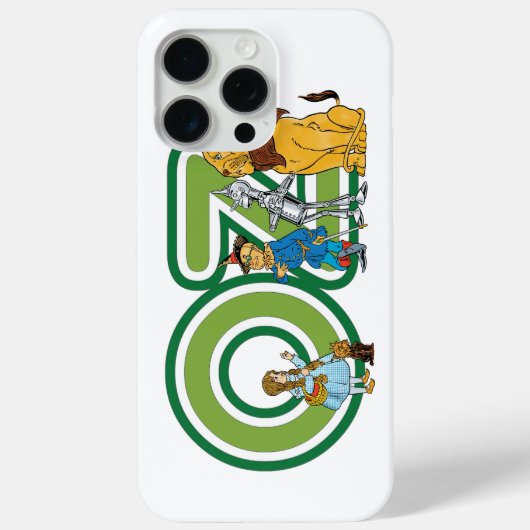  wizard Oz-tekens en tekstletters Case-Mate iPhone Case (Achterkant)
