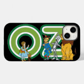 wizard Oz-tekens en tekstletters Case-Mate iPhone Case (Achterkant (horizontaal))