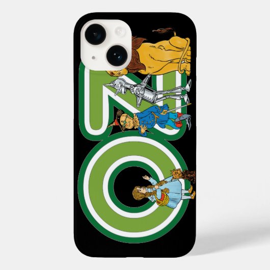 wizard Oz-tekens en tekstletters Case-Mate iPhone Case (Achterkant)