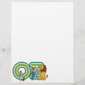  wizard Oz-tekens en tekstletters Flyer (Voorkant)