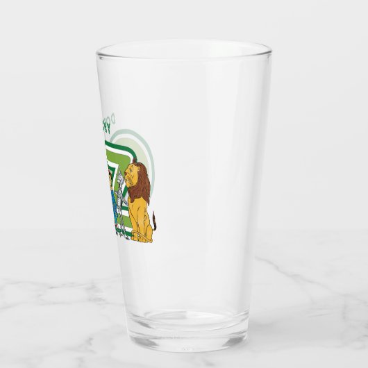  wizard Oz-tekens en tekstletters Glas (Links)