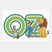 wizard Oz-tekens en tekstletters Inpakpapier Vel (Voorkant 2)