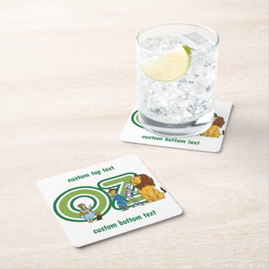 wizard Oz-tekens en tekstletters Kartonnen Onderzetters (Insitu)