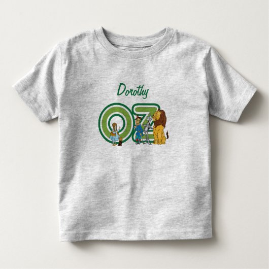  wizard Oz-tekens en tekstletters Kinder Shirts (Voorkant)