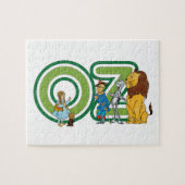wizard Oz-tekens en tekstletters Legpuzzel (Horizontaal)