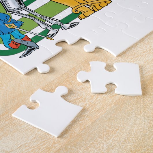  wizard Oz-tekens en tekstletters Legpuzzel (Zijkant)