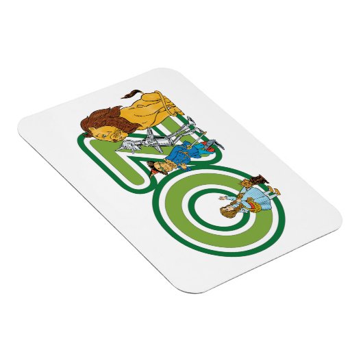  wizard Oz-tekens en tekstletters Magneet (Rechterzijde)