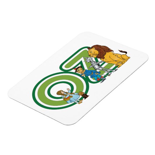  wizard Oz-tekens en tekstletters Magneet (Linkerzijde)