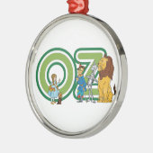 wizard Oz-tekens en tekstletters Metalen Ornament (Links)