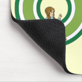 wizard Oz-tekens en tekstletters Muismat (Hoek)