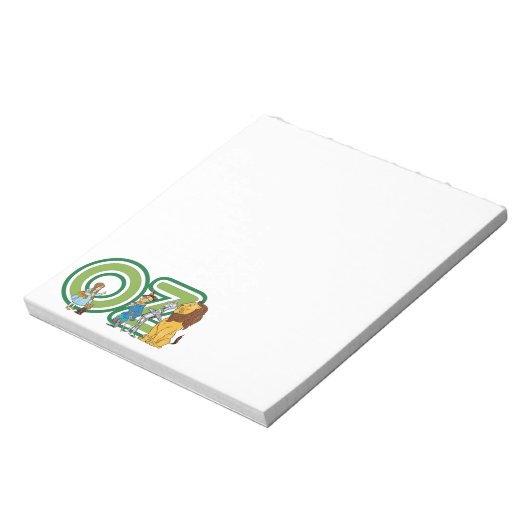  wizard Oz-tekens en tekstletters Notitieblok (Linkerzijde)