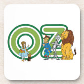 wizard Oz-tekens en tekstletters Onderzetter (Voorkant)