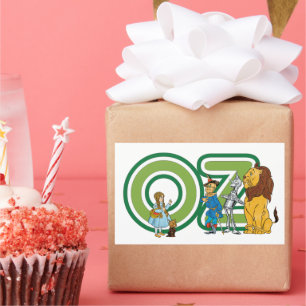 wizard Oz-tekens en tekstletters Rechthoekige Sticker
