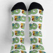  wizard Oz-tekens en tekstletters Sokken (Top)