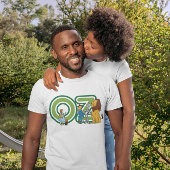  wizard Oz-tekens en tekstletters T-shirt