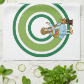 wizard Oz-tekens en tekstletters Theedoek (Gevouwen)