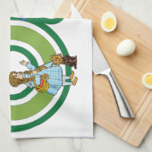 wizard Oz-tekens en tekstletters Theedoek (Quarter Fold)