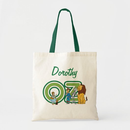  wizard Oz-tekens en tekstletters Tote Bag (Voorkant)