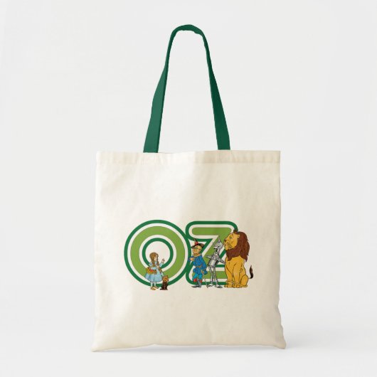  wizard Oz-tekens en tekstletters Tote Bag (Voorkant)