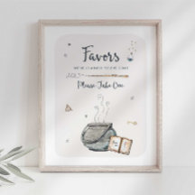 Wizard Party Favor Sign