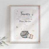 Wizard Party Favor Sign Poster