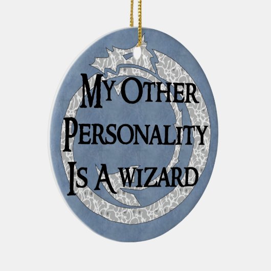 Wizard Persoonlijkheid Keramisch Ornament (Rechts)