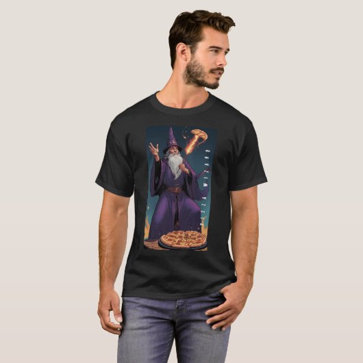 wizard Pizza T-shirt (Voorkant volledig)