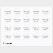 Wizard Psychologie Ronde Sticker (Vel)