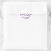 Wizard Psychologie Ronde Sticker (Tas)