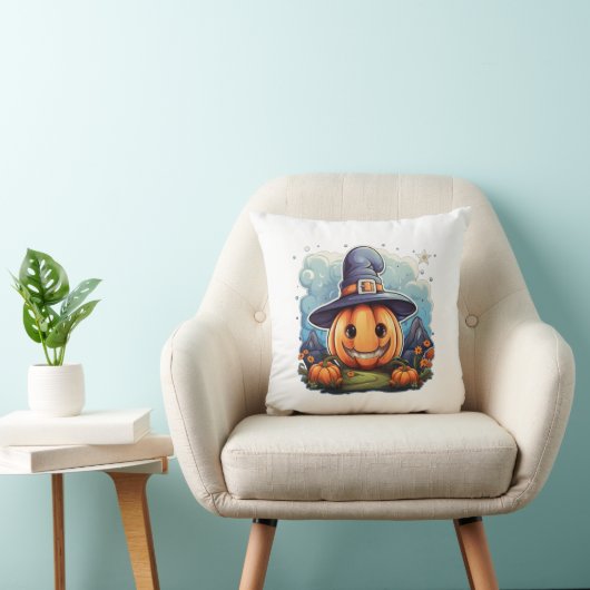 Wizard pumpkin  kussen (Stoel)