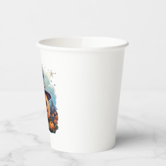 Wizard pumpkin  papieren bekers (Links)