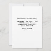 Wizard Pumpkin Witch Halloween Gnomes Holiday Kaart (Achterkant)